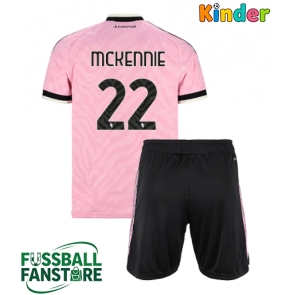 Juventus Weston McKennie #22 Replik Auswärtstrikot Kinder 2026-27 Kurzarm (+ Kurze Hosen)